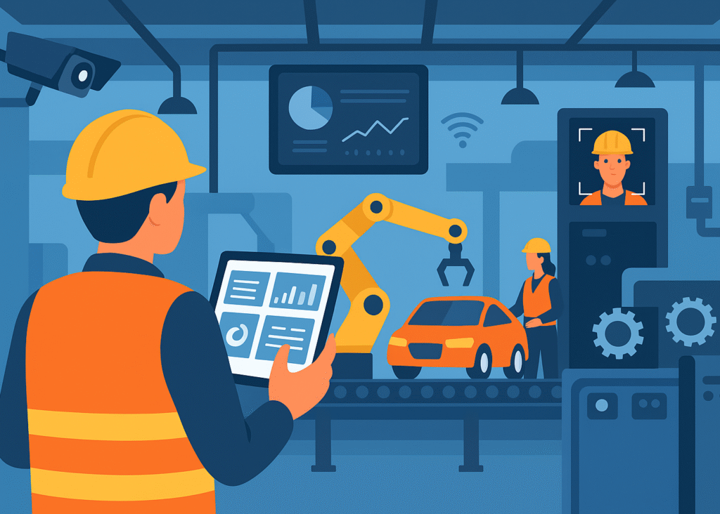 AI in manufacturing quality control system