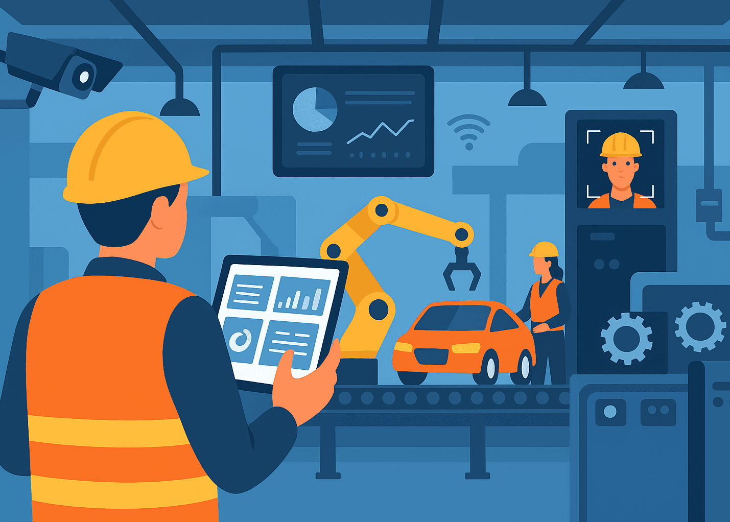 AI in manufacturing quality control system
